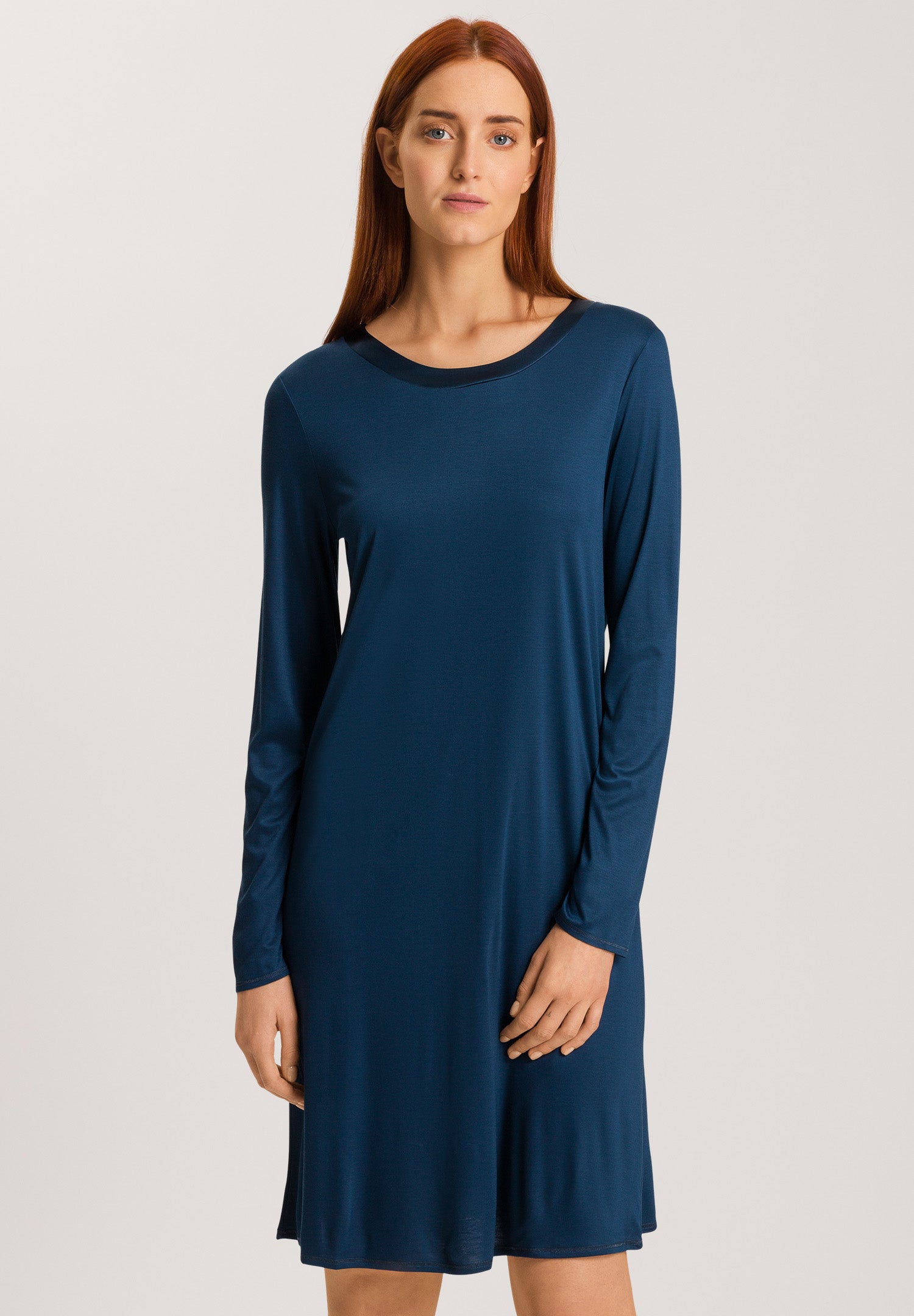 77339 Grand Central Long Sleeve Nightgown 100cm - 1652 Mystic Blue