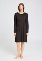 Grand Central Round Neck Nightgown 100cm | Dark Mocha 77339-2185