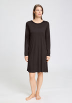 Grand Central Round Neck Nightgown 100cm | Dark Mocha 77339-2185