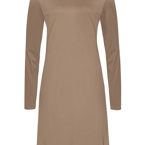 77339 Grand Central Long Sleeve Nightgown 100cm - 2847 Taupe