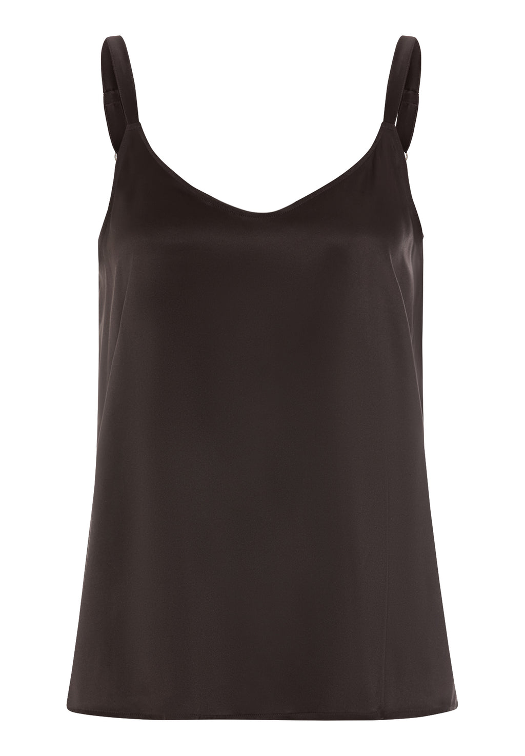 Grand Central Relaxed Silk Camisole | Dark Mocha 77380-2185