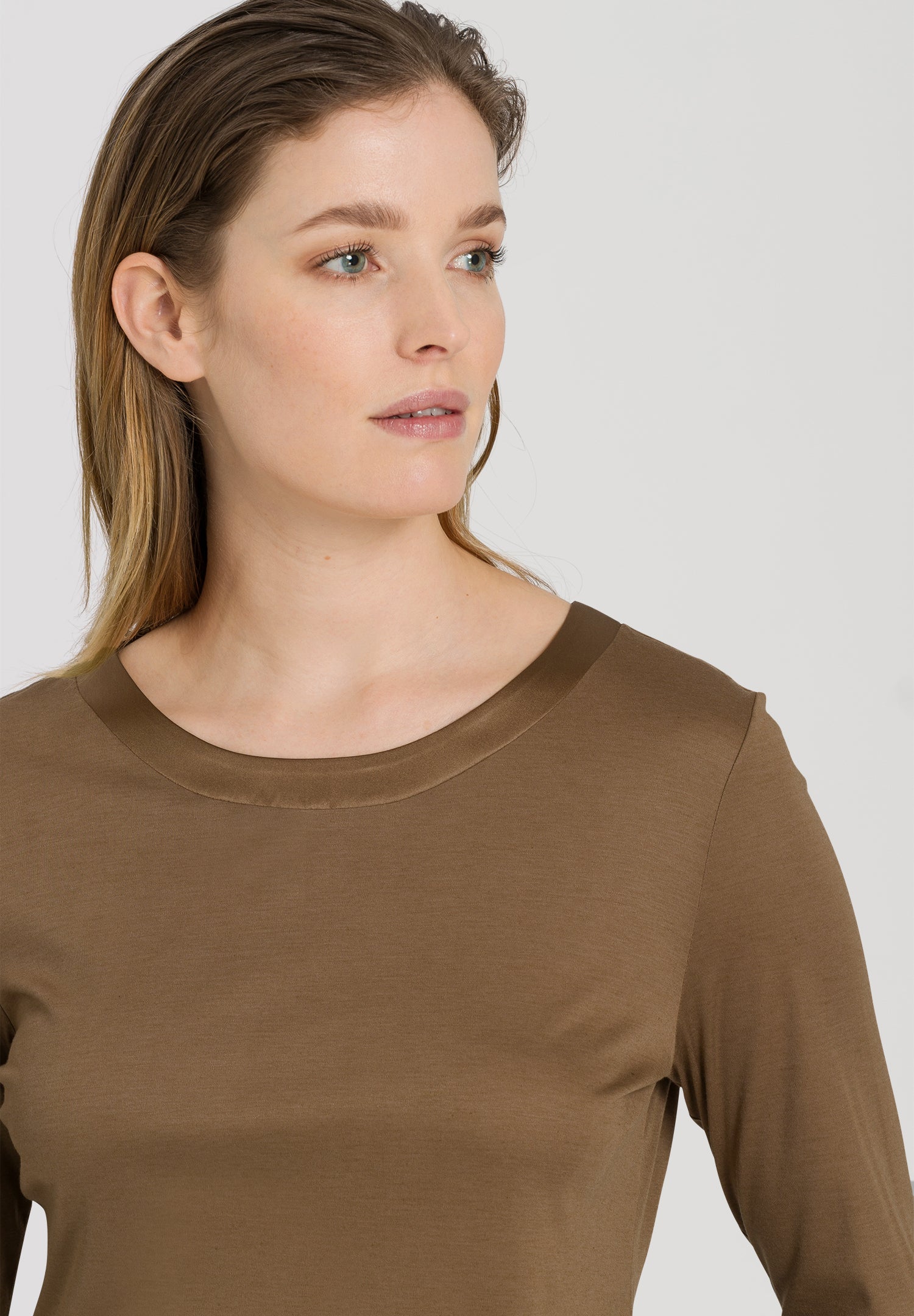 77381 Grand Central L/Slv Shirt - 2821 Walnut