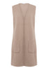 77392 Sleep & Lounge Long Vest - 2819 Mocha