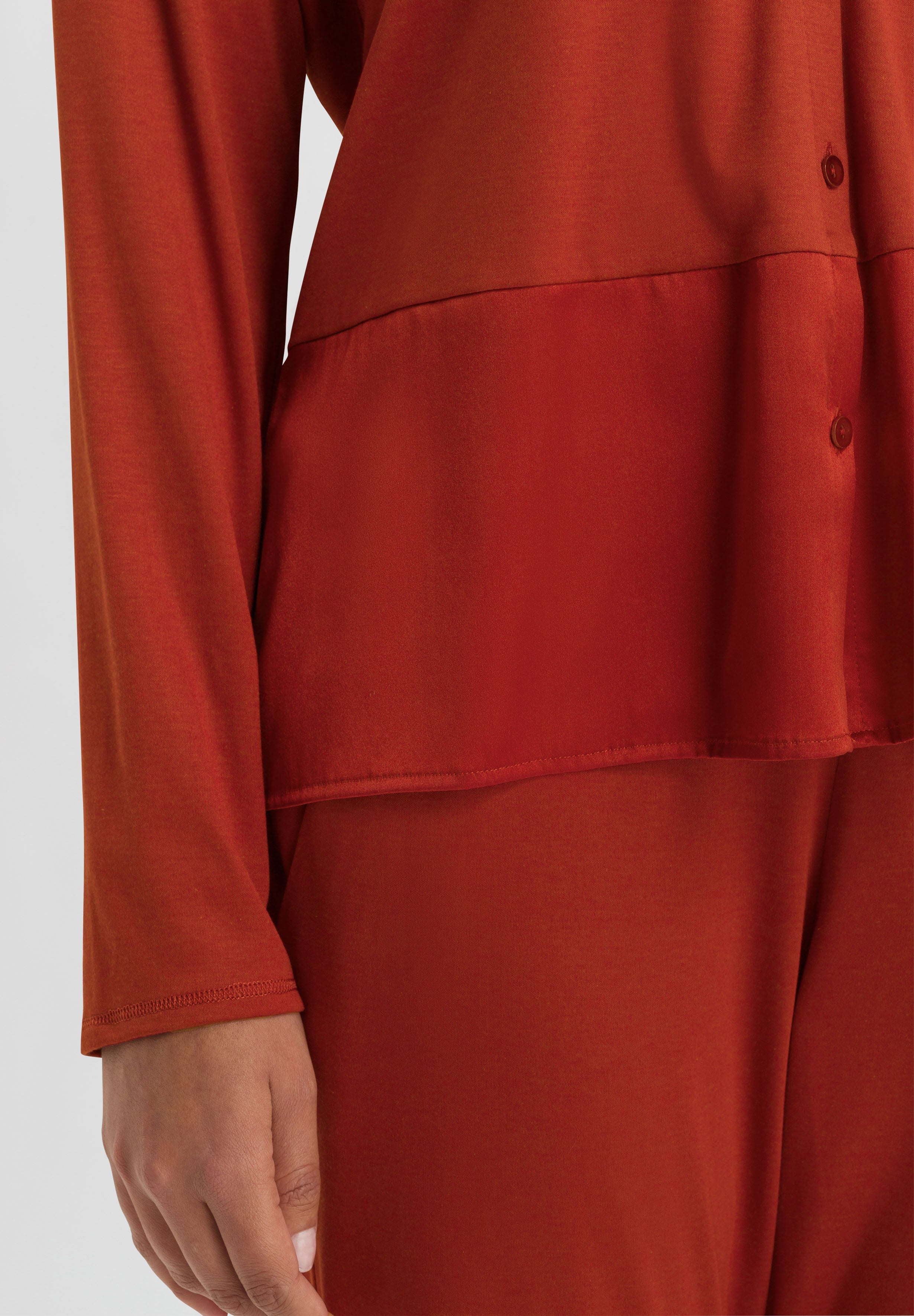 77402 Grand Central Long Sleeve Shirt - 1458 Blood Orange