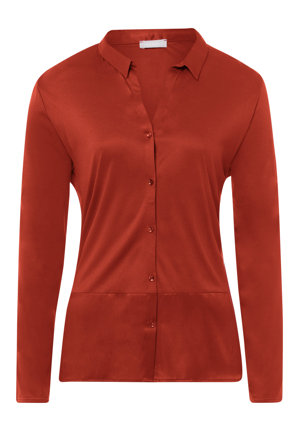 77402 Grand Central Long Sleeve Shirt - 1458 Blood Orange