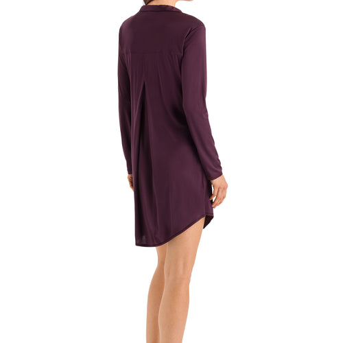 77420 Grand Central Boyfriend Shirt - 1491 Prune Purple