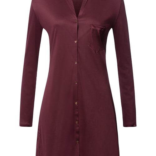 Grand Central Button Front Sleep Shirt | Vivid Brown 77420-2421