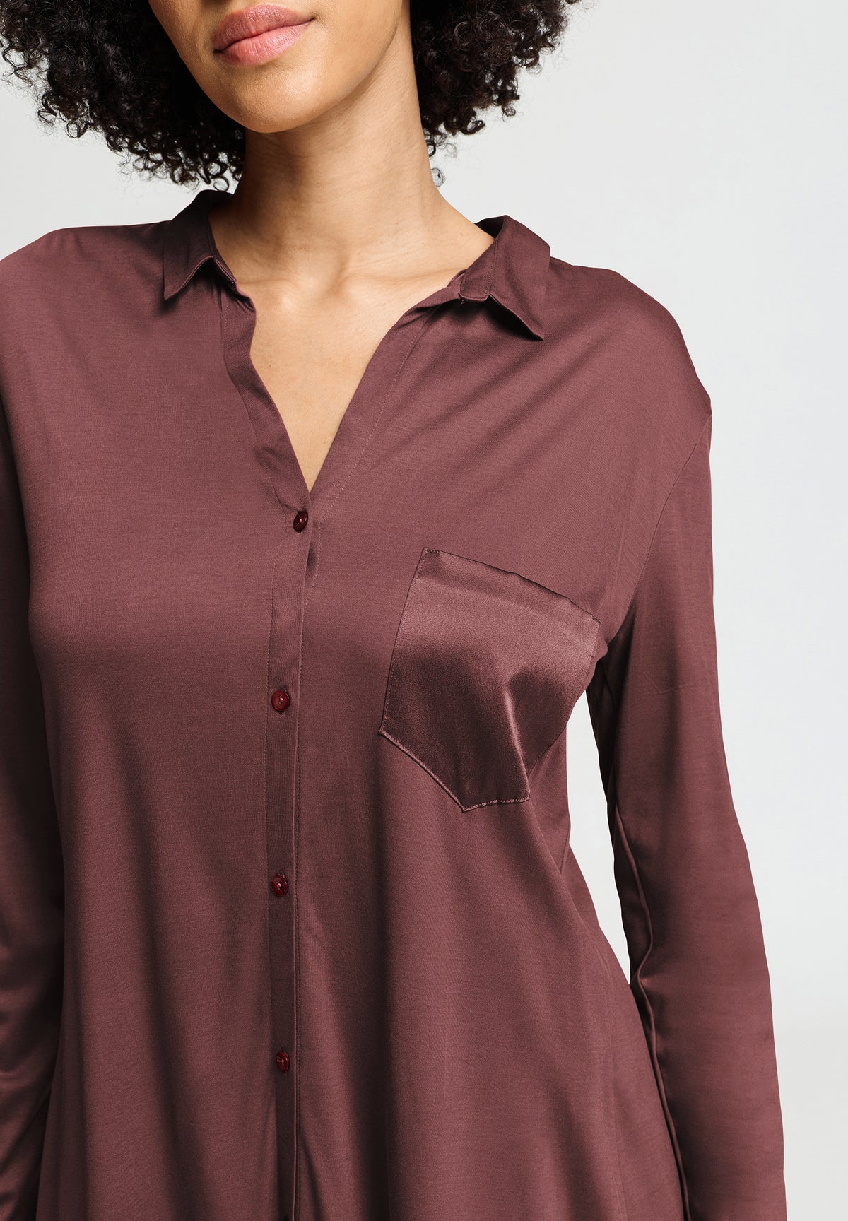 Grand Central Button Front Sleep Shirt | Apple Butter 77420-2441