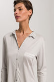 Grand Central Button Front Sleep Shirt | Silver Vapor 77420-2652
