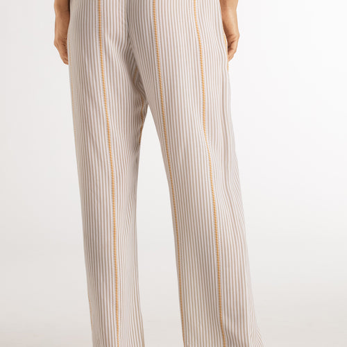 77617 Sleep And Lounge Woven Long Pant - 2008 Safari Stripe