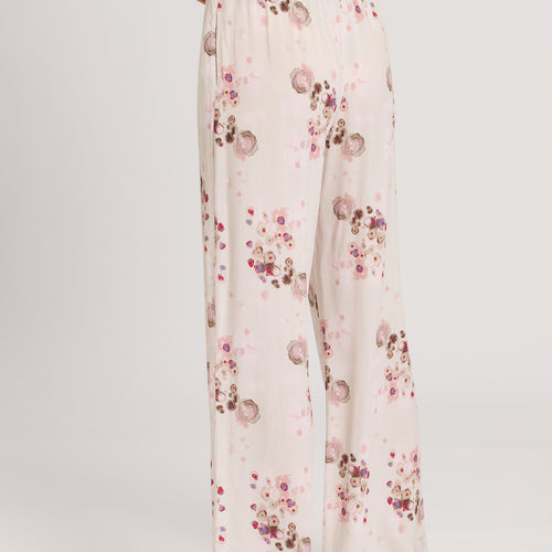 77617 Sleep And Lounge Woven Long Pant - 2367 Watery Blossoms