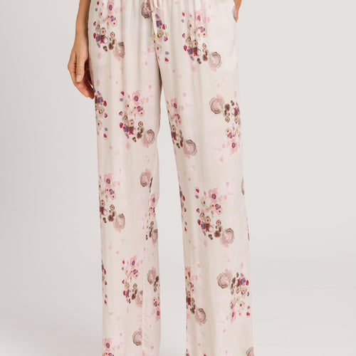77617 Sleep And Lounge Woven Long Pant - 2367 Watery Blossoms