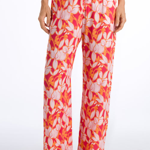 77617 Sleep And Lounge Woven Long Pant - 2916 Sunny Flower Print