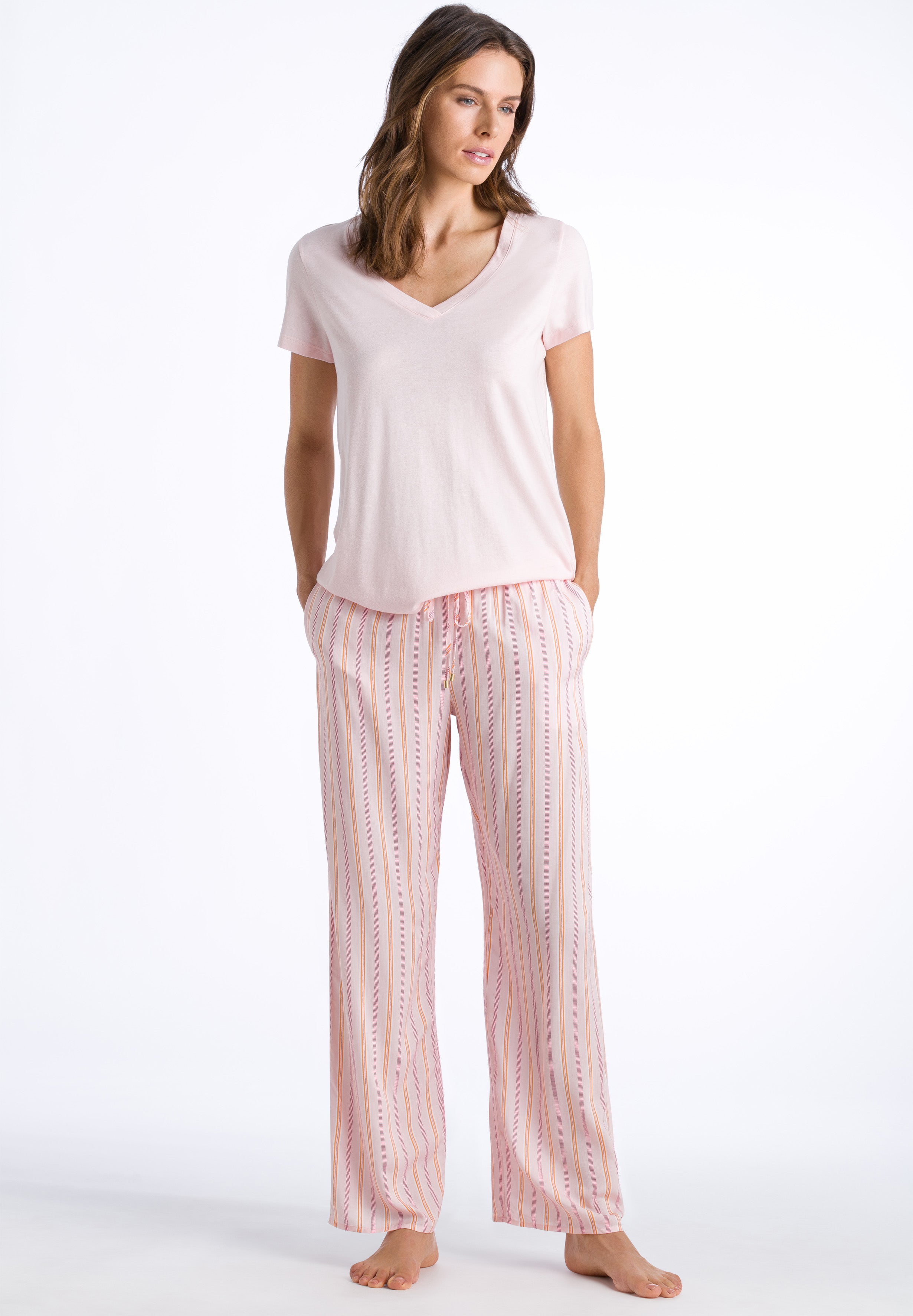 77617 Sleep And Lounge Woven Long Pant - 2917 Jolly Stripe