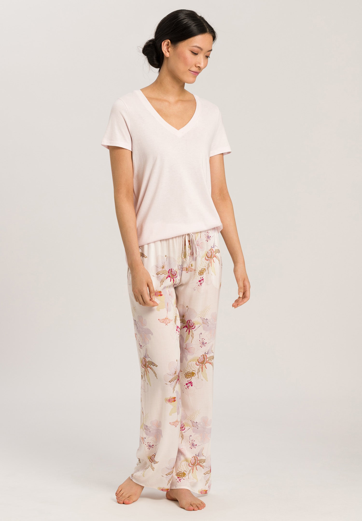 77617 Sleep And Lounge Woven Long Pant - 2956 Bustling Garden