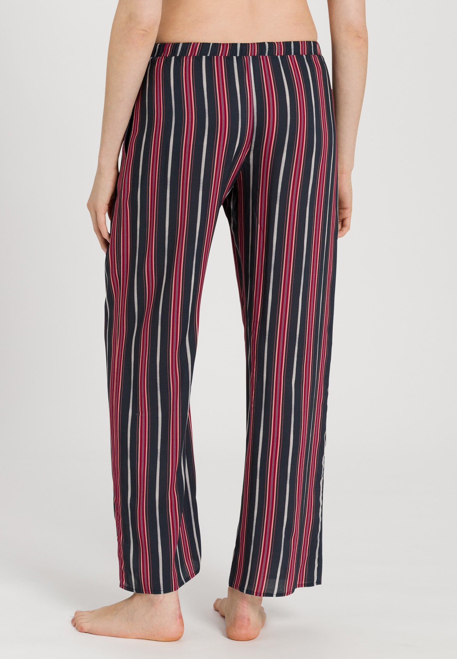 77617 Sleep And Lounge Woven Long Pant - 2984 Marsala Stripe