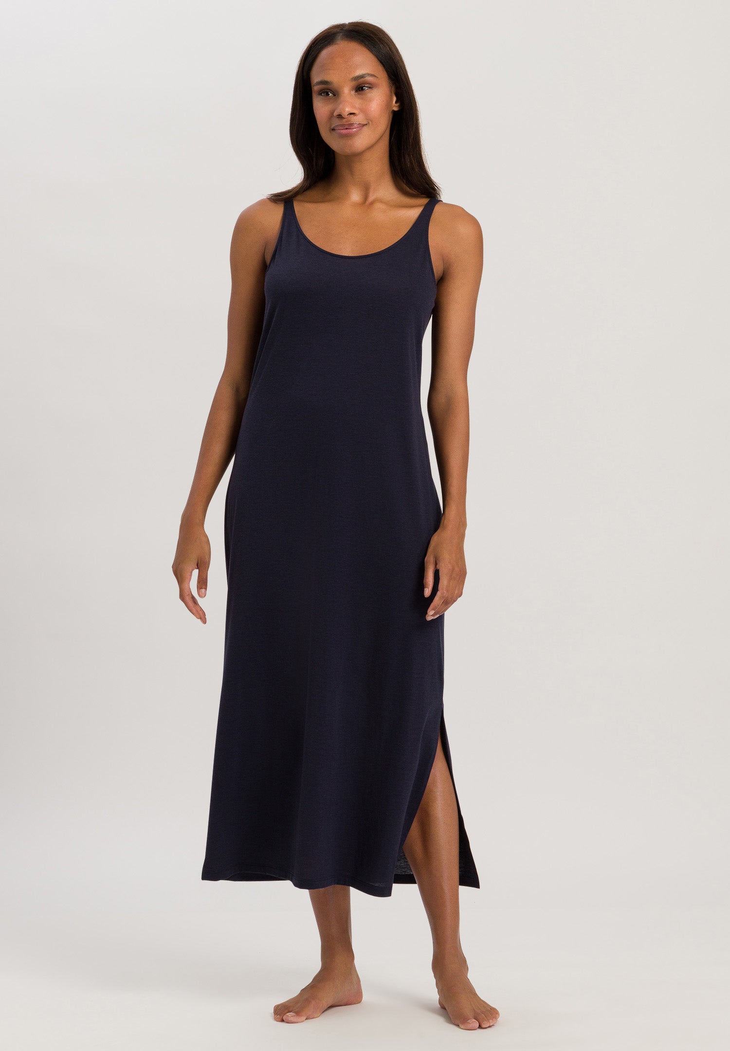 77655 Laura LONG TANK GOWN - 1630 Midnight