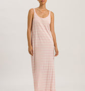 77655 Laura LONG TANK GOWN - 2881 Coral Stripes