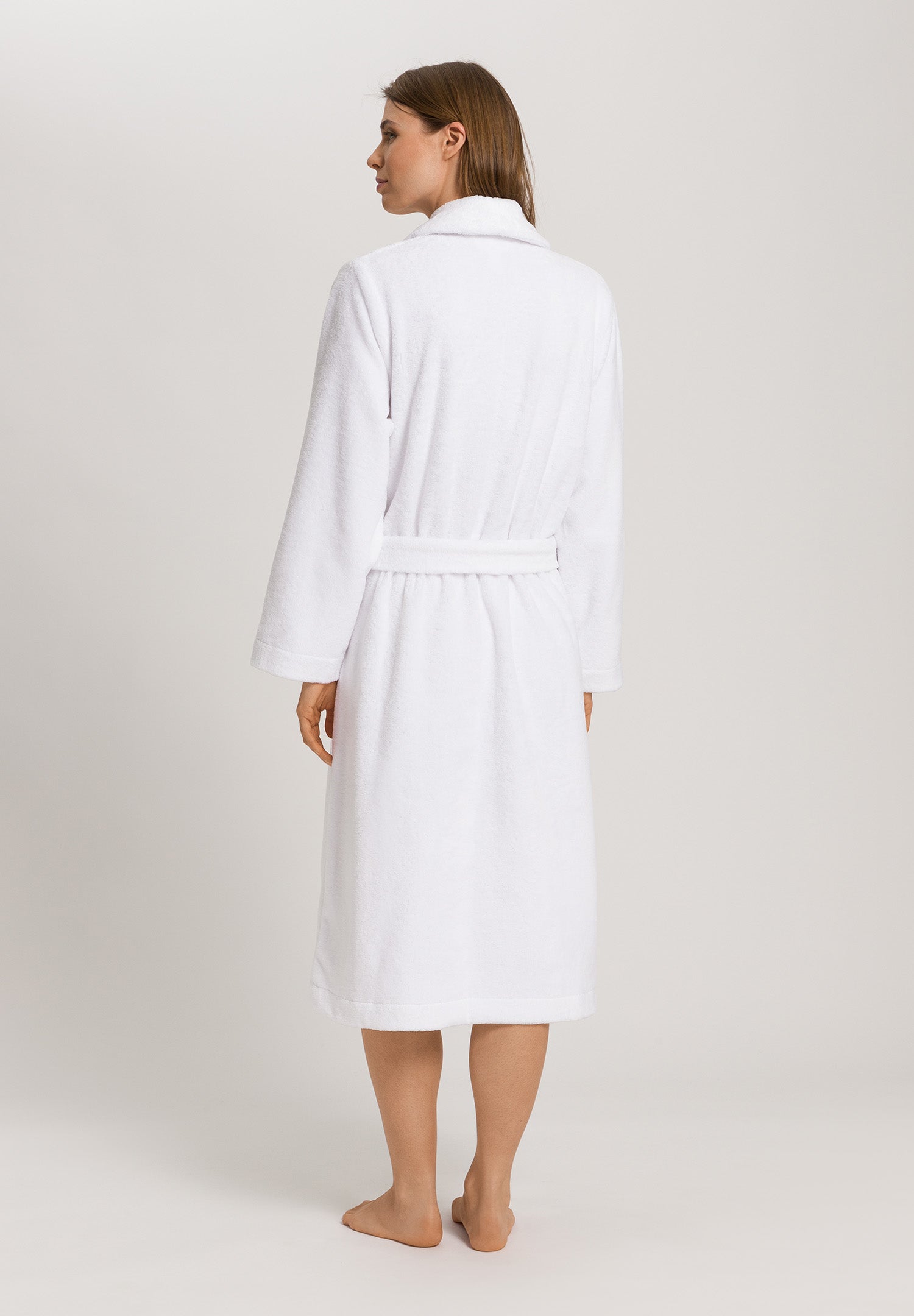 Robe Selection Plush Cotton Terry Velour Robe | White 77700-101