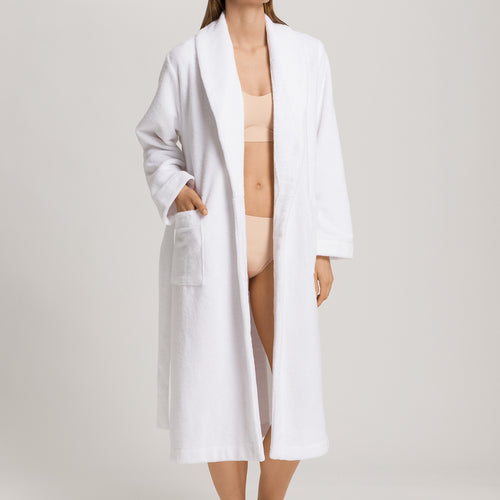 Robe Selection Plush Cotton Terry Velour Robe | White 77700-101