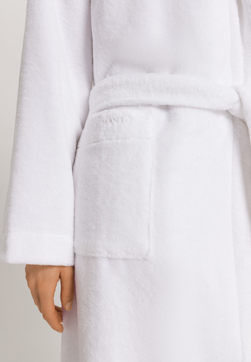 Robe Selection Plush Cotton Terry Velour Robe | White 77700-101
