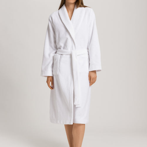 Robe Selection Plush Cotton Terry Velour Robe | White 77700-101