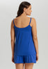 Juliet Spaghetti Strap Pleated Pajama Set | Dazzling Blue 77705-1584
