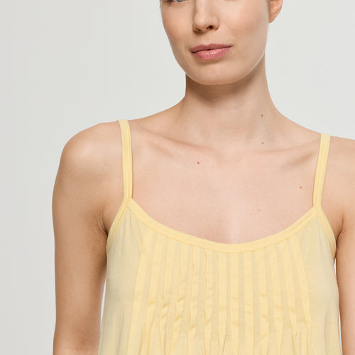 Juliet Spaghetti Strap Pleated Pajama Set | Vanilla Highlight 77705-2224