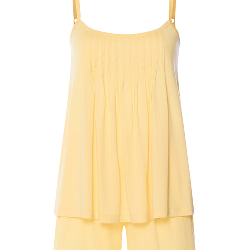 Juliet Spaghetti Strap Pleated Pajama Set | Vanilla Highlight 77705-2224