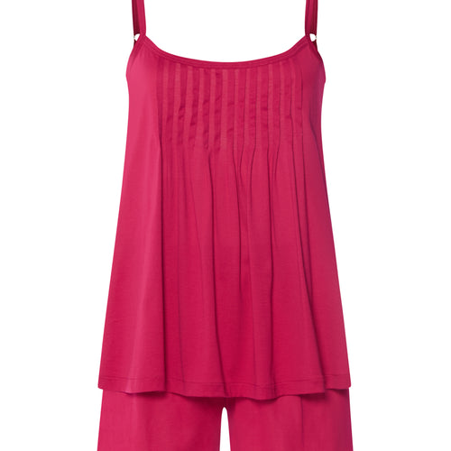 Juliet Spaghetti Strap Pleated Pajama Set | Light Sangria 77705-2465