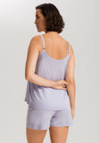 Juliet Spaghetti Strap Pleated Pajama Set | Purple Heather 77705-2474