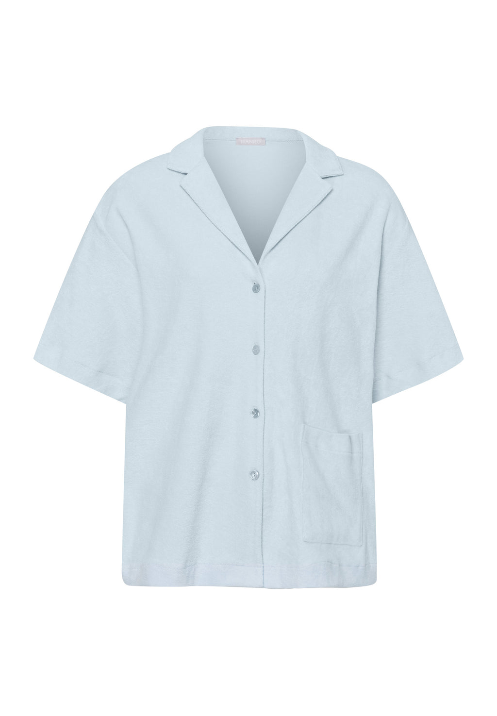 77720 Sleep And Lounge Short Sleeve Shirt - 2518 Misty Blue