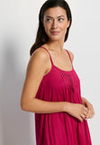 Juliet Pleated Cotton Babydoll | Light Sangria 77747-2465