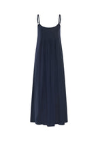 Juliet Pleated Cotton Chemise | Deep Navy 77748-1610
