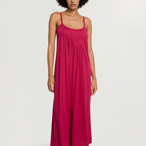 Juliet Pleated Cotton Chemise | Light Sangria 77748-2465