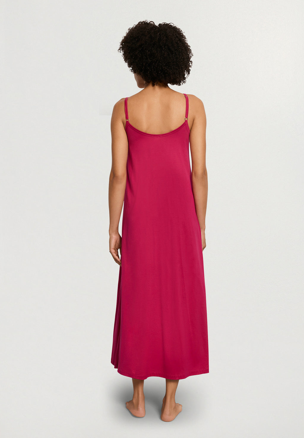 Juliet Pleated Cotton Chemise | Light Sangria 77748-2465
