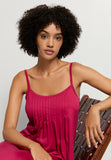 Juliet Pleated Cotton Chemise | Light Sangria 77748-2465