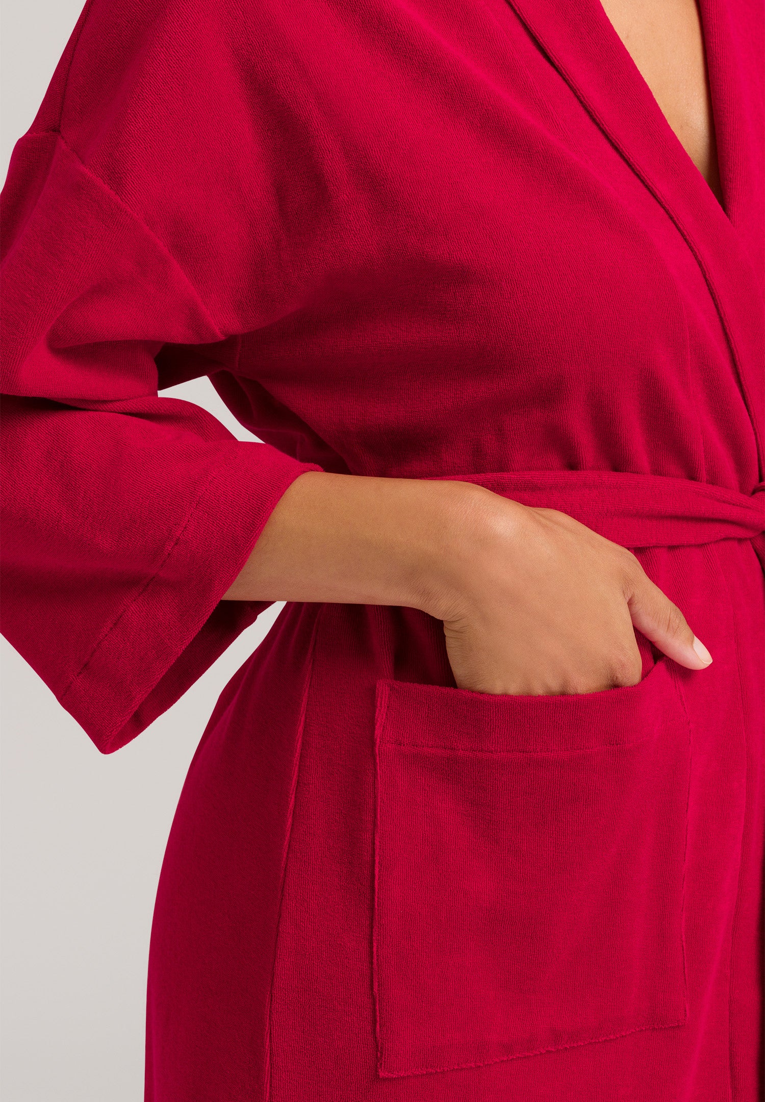 77750 Sleep And Lounge Robe - 2401 Garnet Red