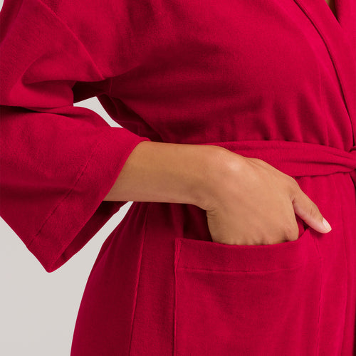 77750 Sleep And Lounge Robe - 2401 Garnet Red