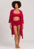 77750 Sleep And Lounge Robe - 2401 Garnet Red