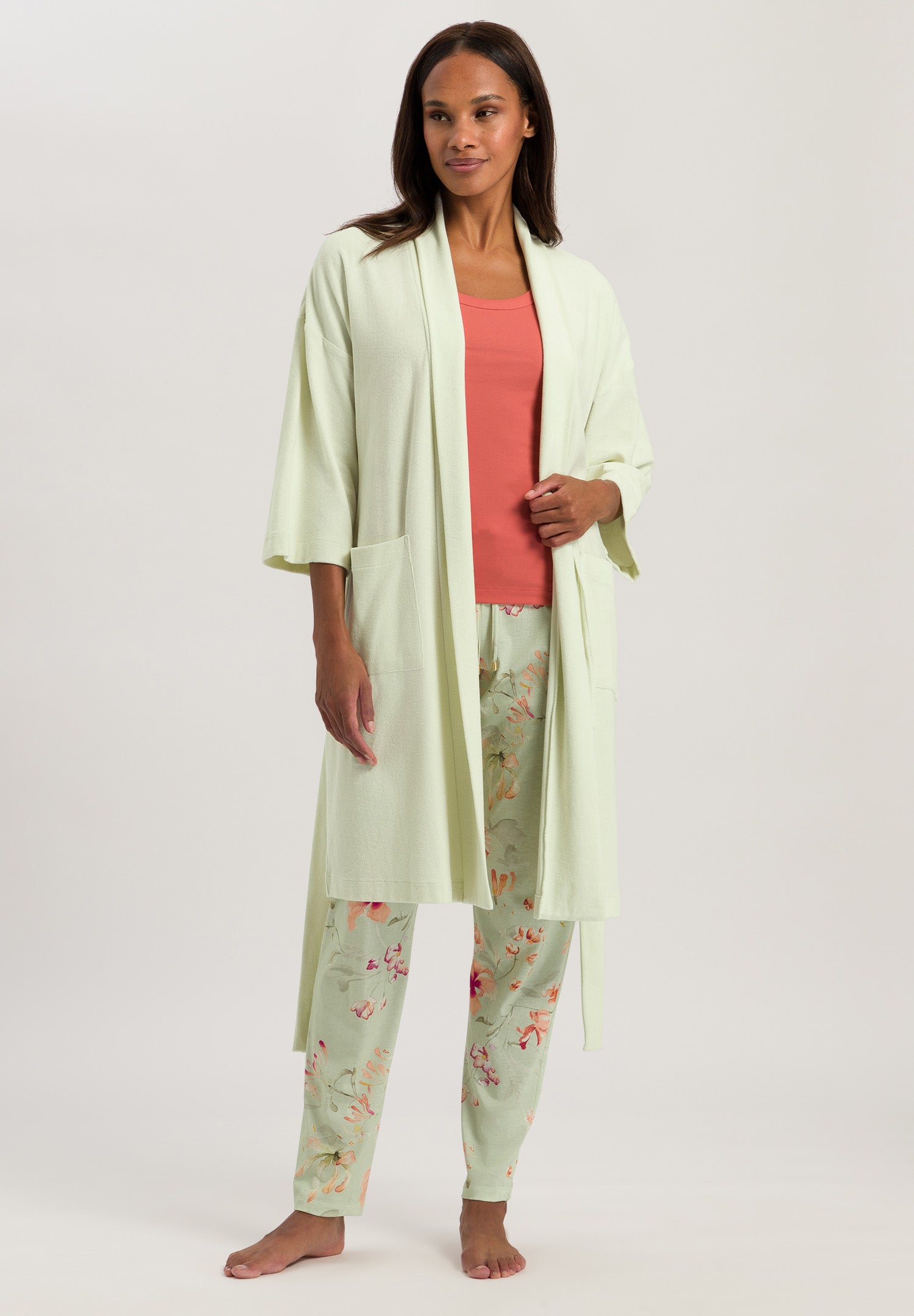 77750 Sleep And Lounge Robe - 2706 Green Tea