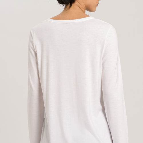 77844 Sleep And Lounge L/Slv Shirt - 101 White