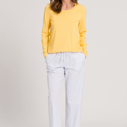 77844 Sleep And Lounge L/Slv Shirt - 1247 Sunshine