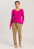 77844 Sleep And Lounge L/Slv Shirt - 1370 Very Berry