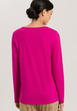 77844 Sleep And Lounge L/Slv Shirt - 1370 Very Berry