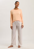 77844 Sleep And Lounge L/Slv Shirt - 2274 Peach Nougat