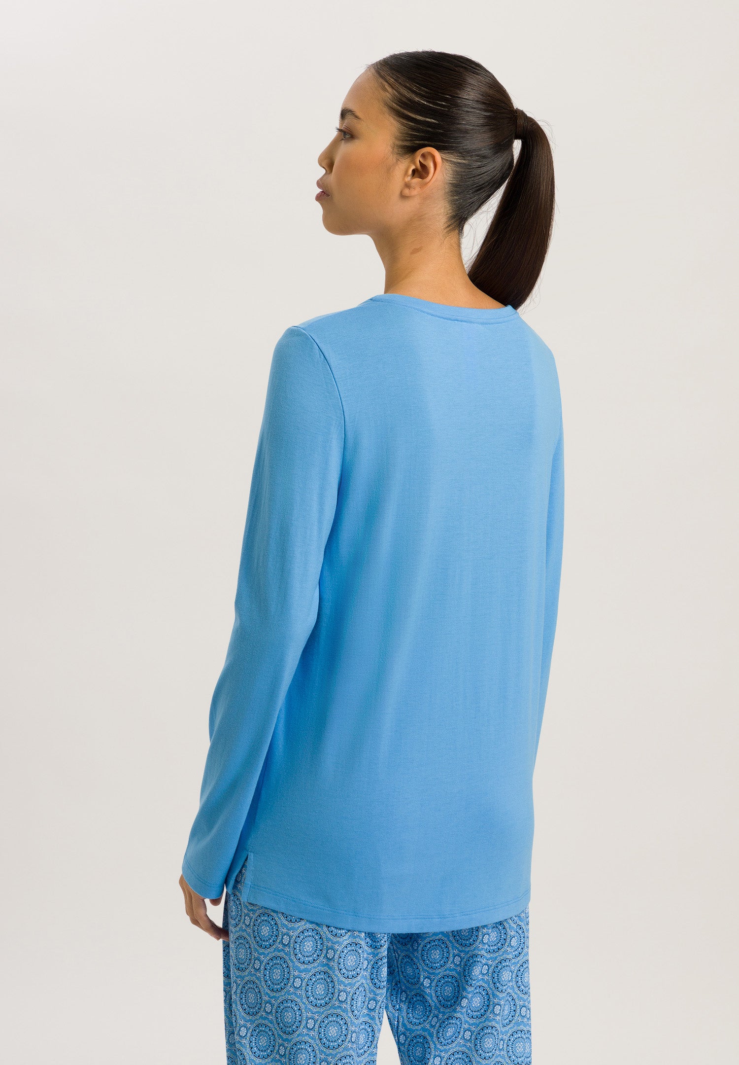 77844 Sleep And Lounge L/Slv Shirt - 2547 Angelite