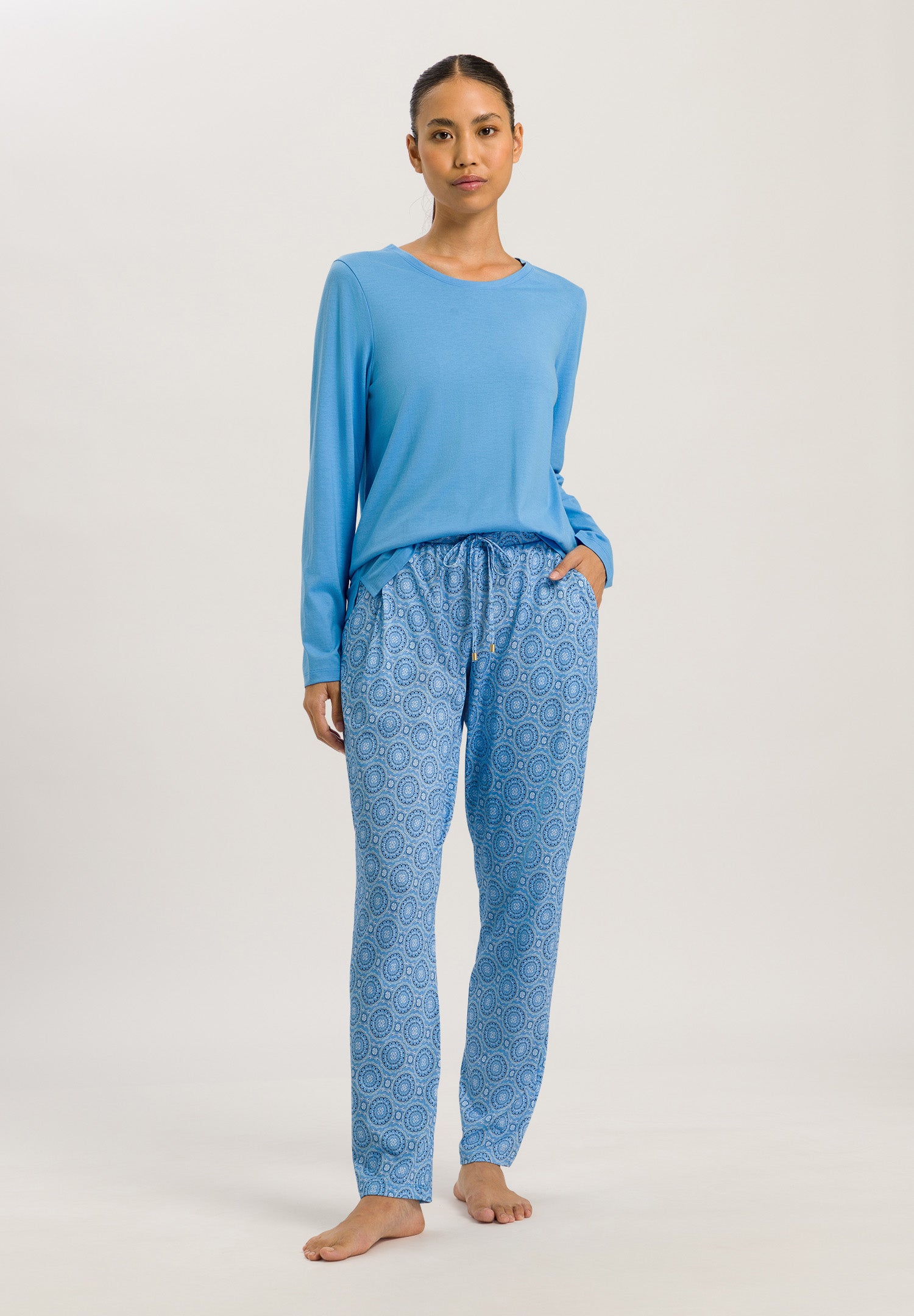 77844 Sleep And Lounge L/Slv Shirt - 2547 Angelite