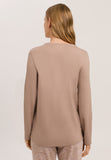 77844 Sleep And Lounge Long Sleeve Shirt - 2819 Mocha