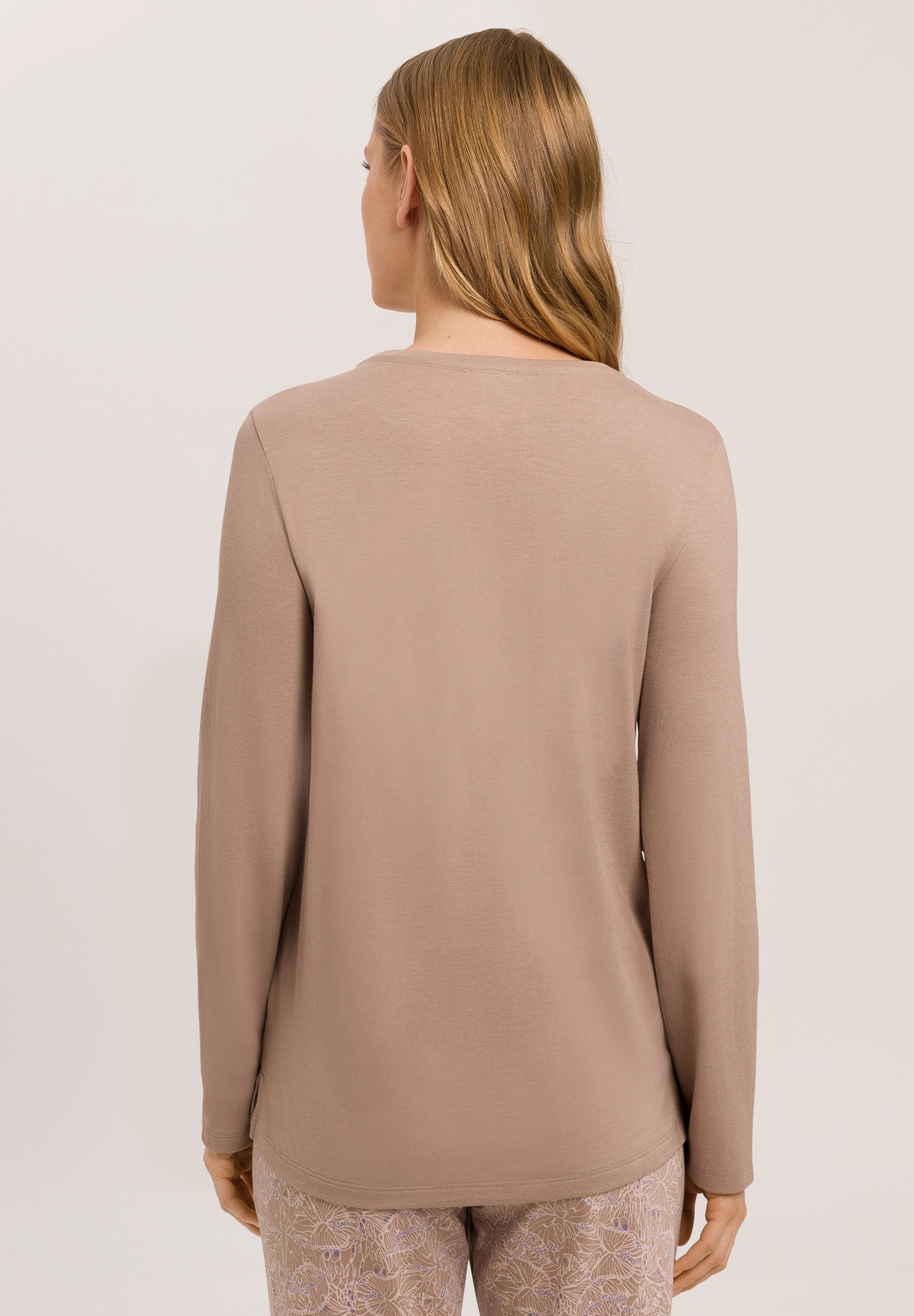 77844 Sleep And Lounge Long Sleeve Shirt - 2819 Mocha